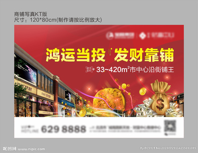 地产商铺展板图片