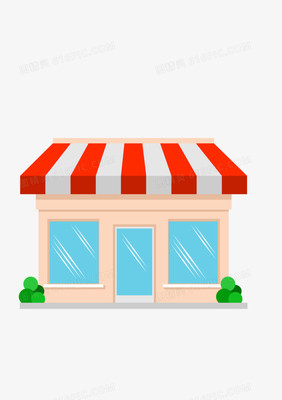 卡通商店门头图片免费下载_高清PNG素材_图精灵