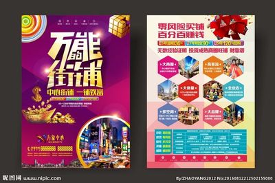 地产广告 商铺广告 商铺单页
